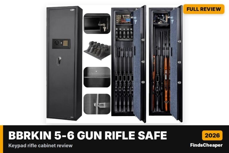 BBRKIN 5-6 Gun Rifle Safe – FindsCheaper