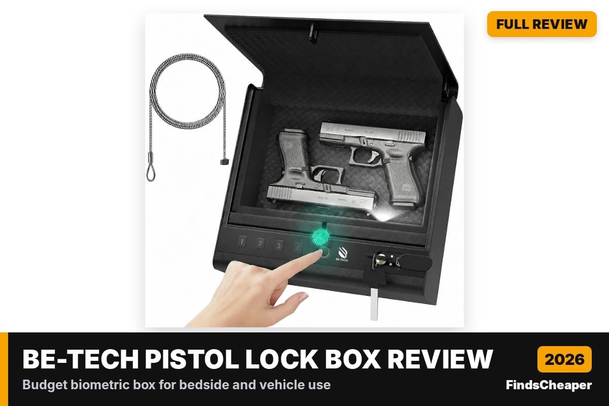 BE-TECH Pistol Lock Box Review – FindsCheaper
