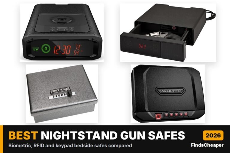 Best nightstand gun safes 2026: Vaultek DS2i, Hornady RAPiD Night Guard, Fort Knox PB1 and Vaultek 20 Series compared