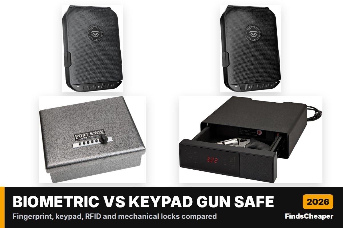 Biometric vs Keypad Gun Safe – FindsCheaper