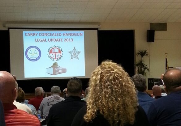 Chris Raper, lead instructor at Concealed Handgun Carry, Inc., Elm City NC