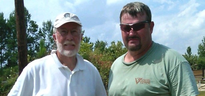 Chris Raper with Larry Vickers of Vickers Tactical