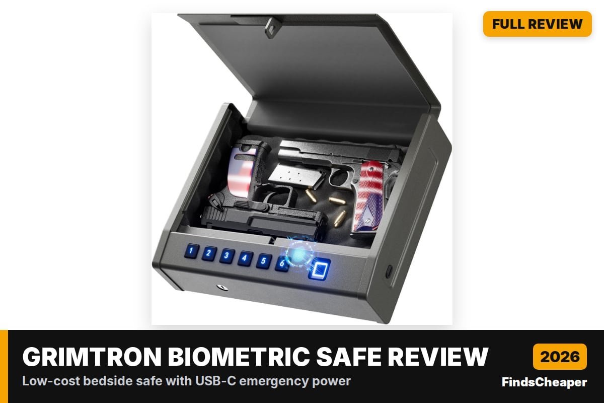 Grimtron Biometric Safe Review – FindsCheaper