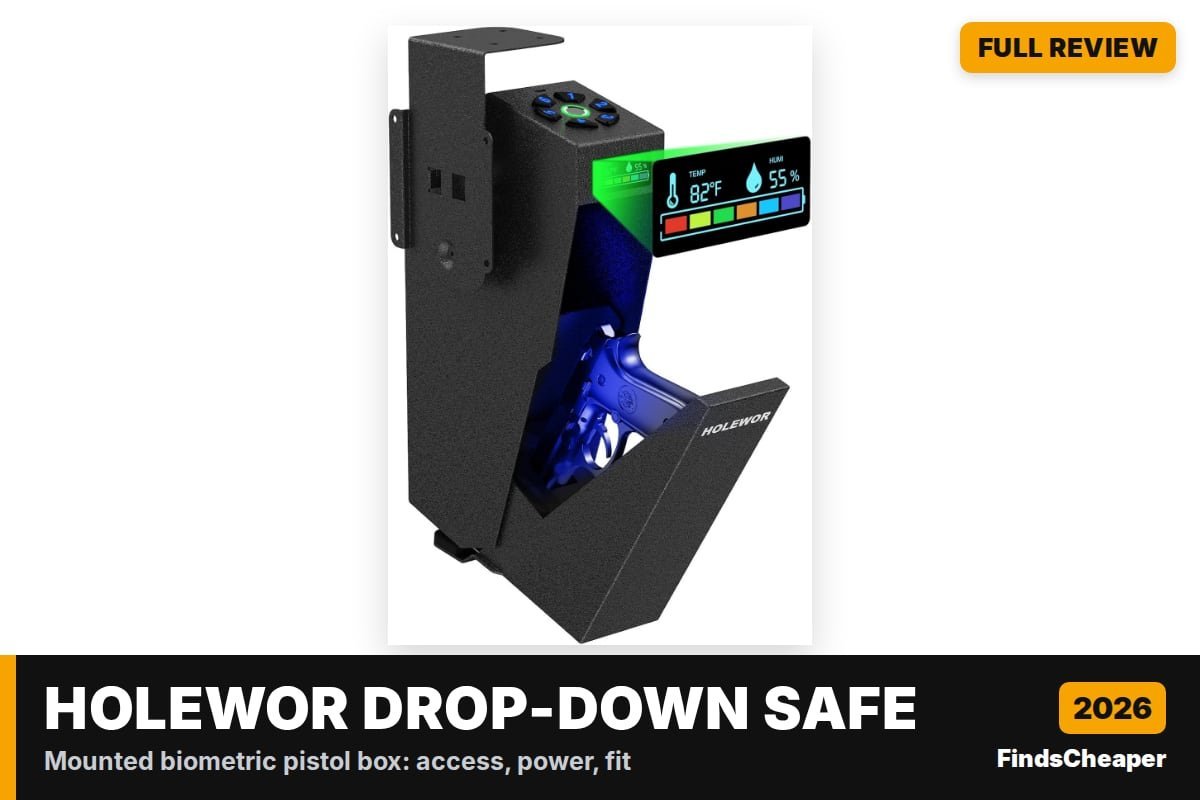 HOLEWOR Drop-Down Safe – FindsCheaper
