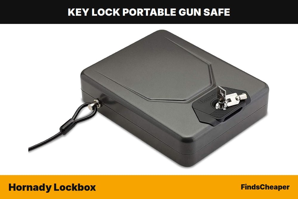 Hornady Lockbox key lock portable gun safe