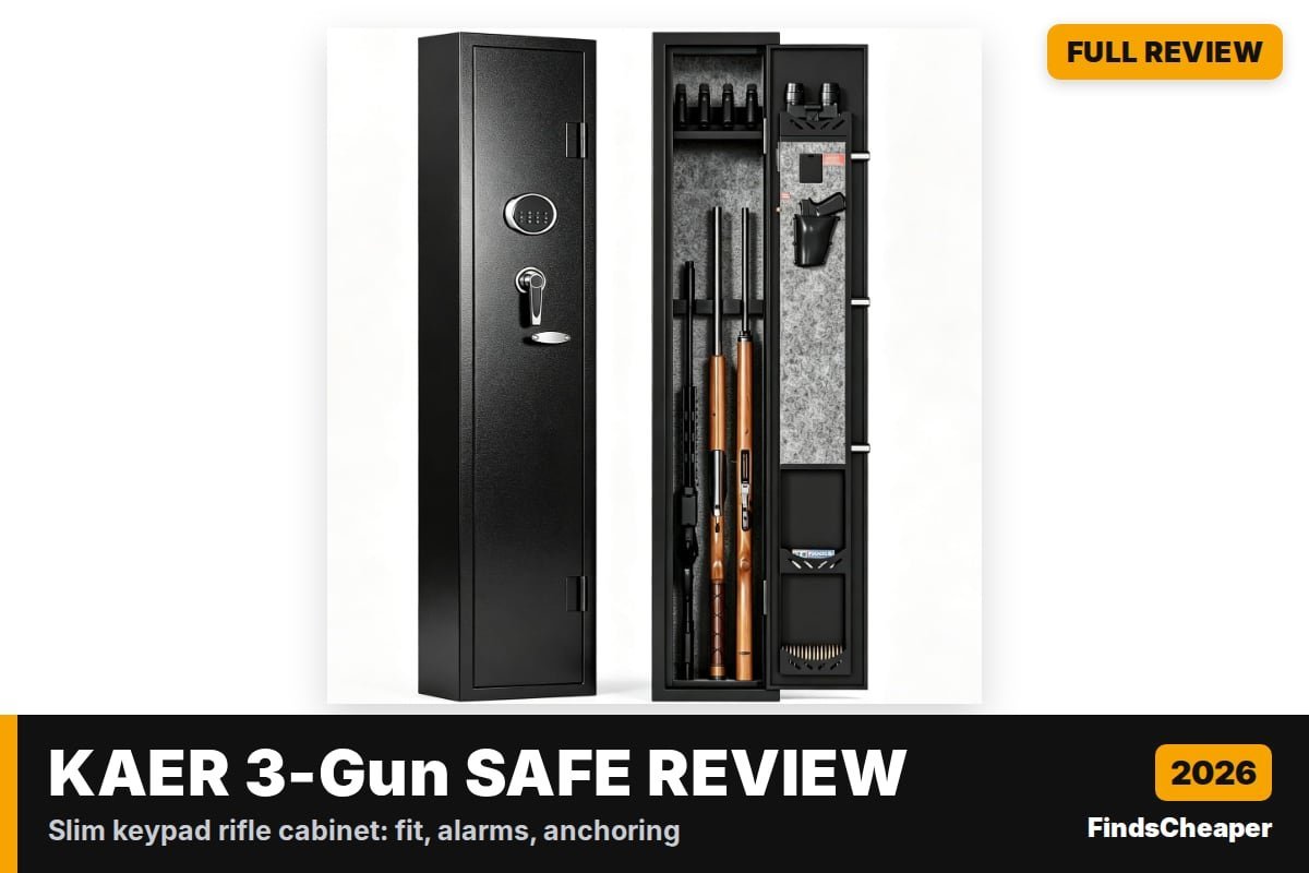 KAER 3-Gun Safe Review – FindsCheaper