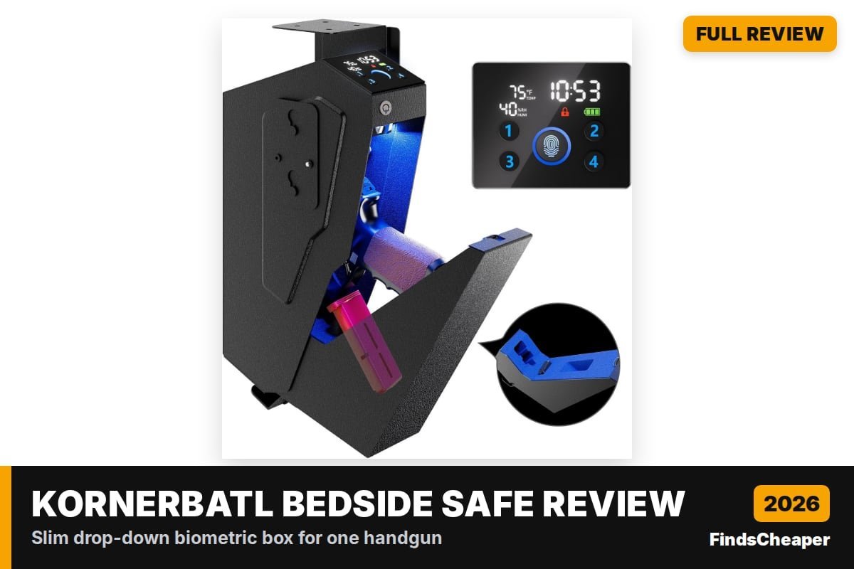 KornerBatl Bedside Safe Review – FindsCheaper