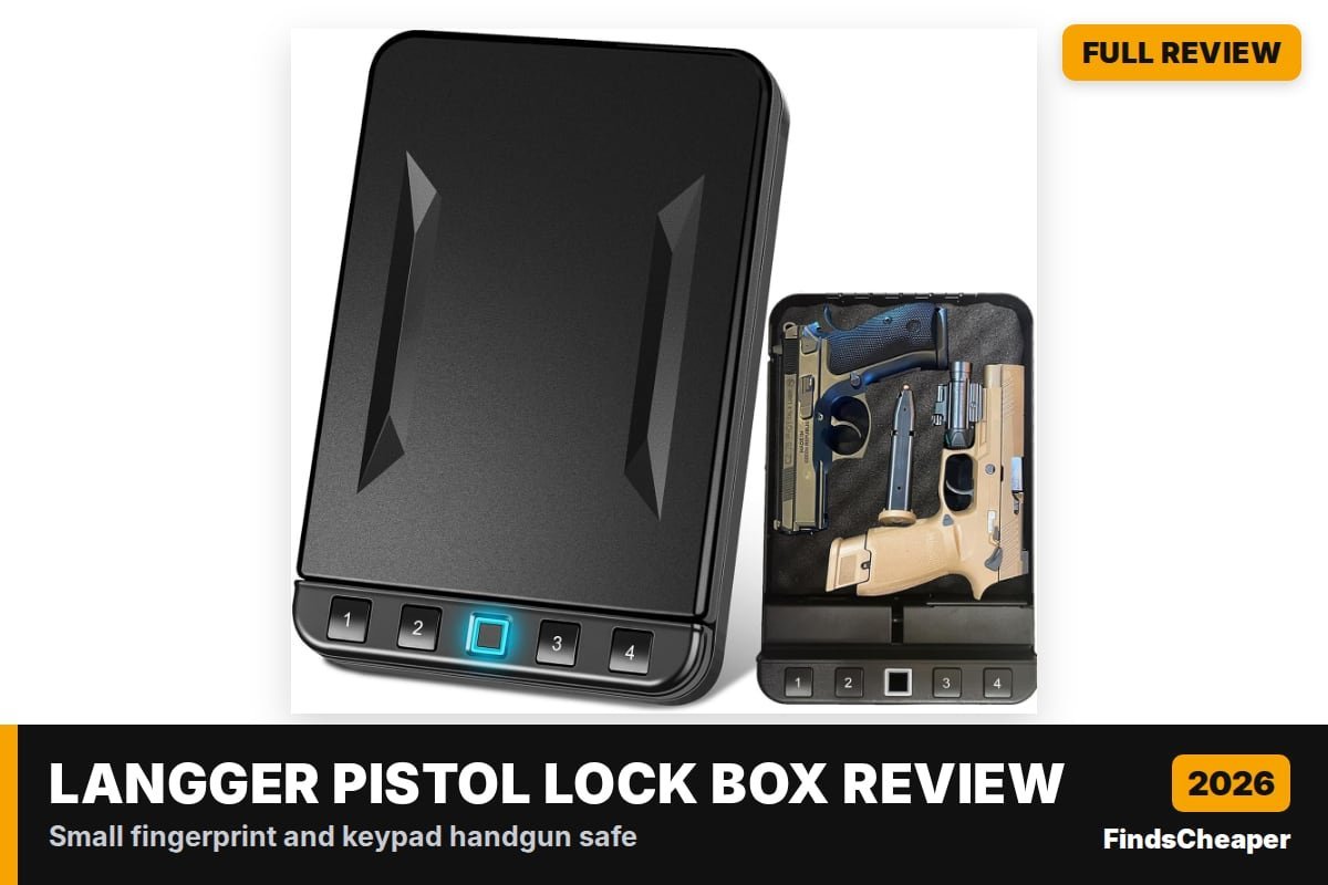 Langger Pistol Lock Box Review – FindsCheaper
