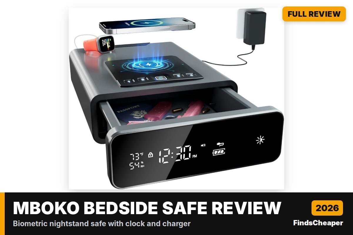 Mboko Bedside Safe Review – FindsCheaper