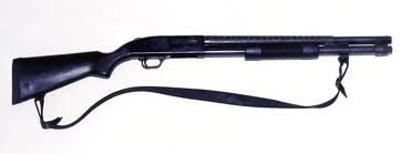 Pump-action shotgun used in the Shotgun for Home Defense class