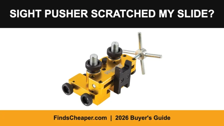 Sight pusher scratched my slide: how to fix and prevent slide marks