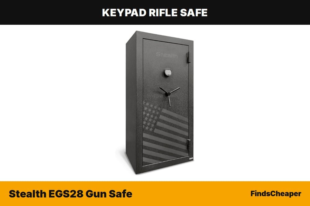 Stealth EGS28 Gun Safe keypad rifle safe