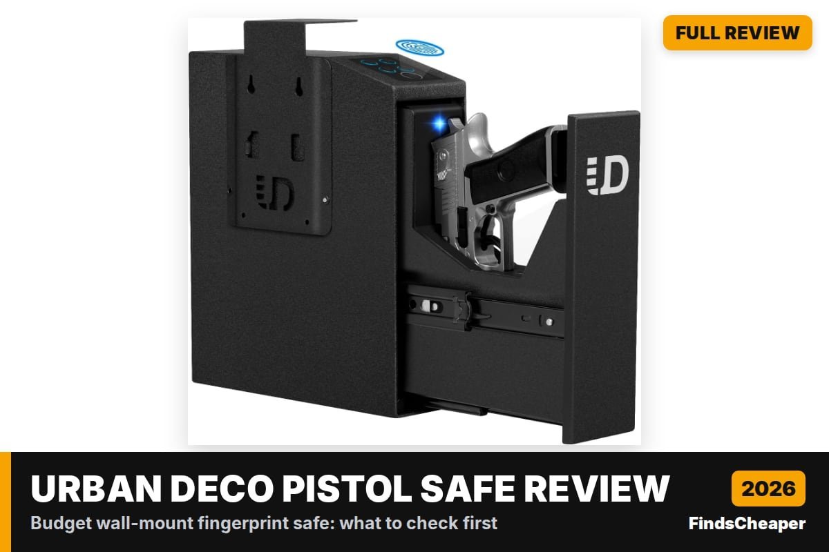 Urban Deco Pistol Safe Review – FindsCheaper