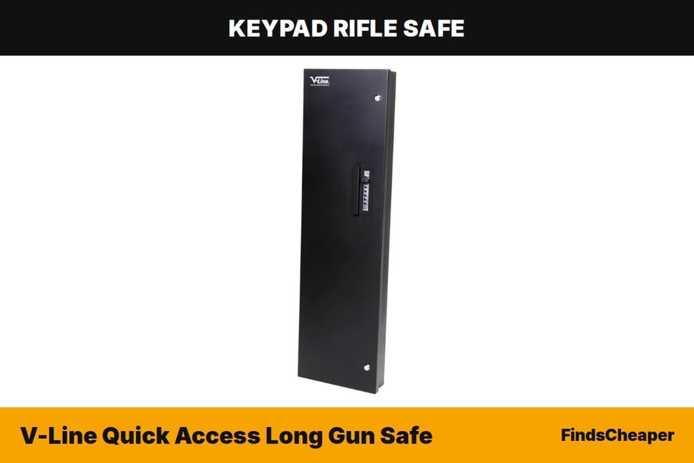 V-Line Quick Access Long Gun Safe keypad rifle safe
