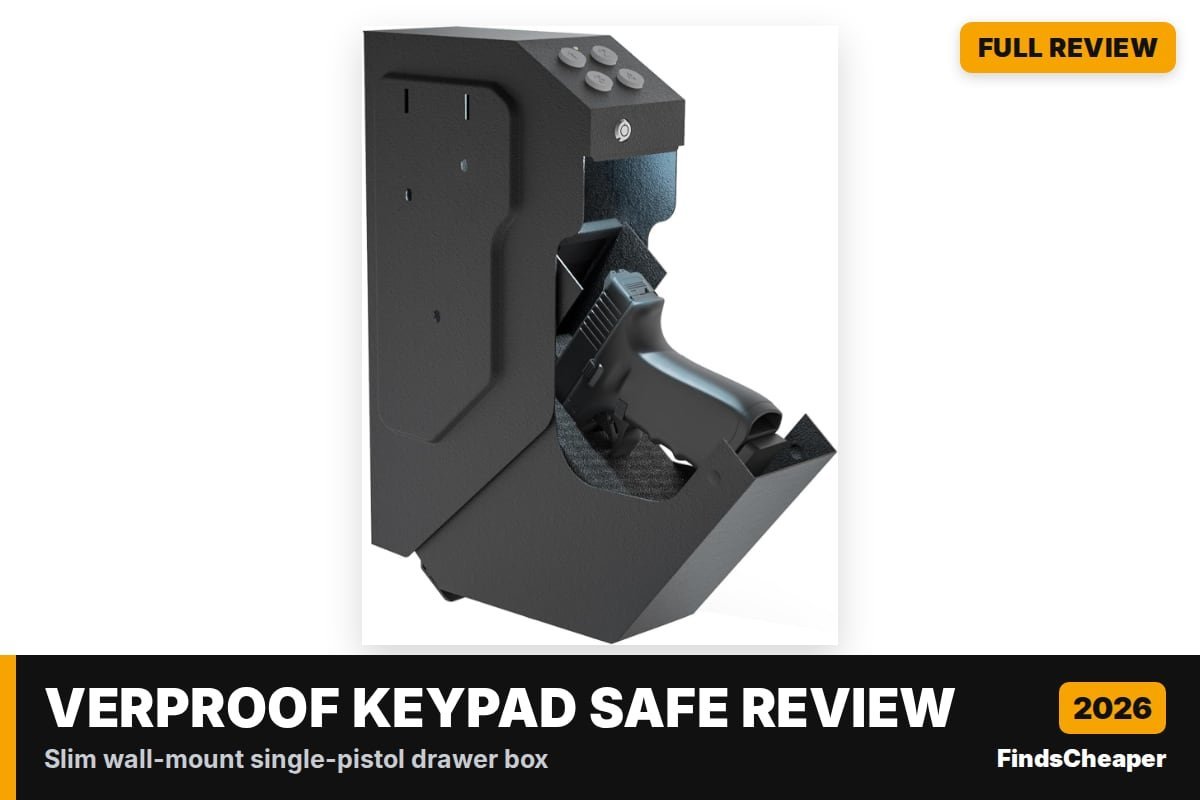 VERPROOF Keypad Safe Review – FindsCheaper