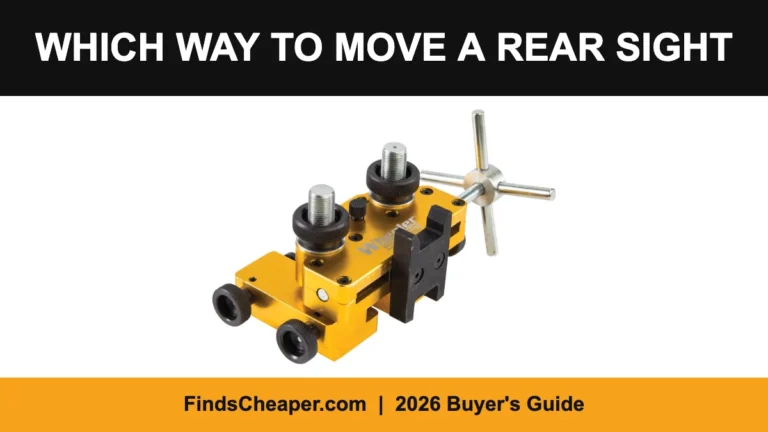 Which way to move a rear sight with a sight pusher for windage