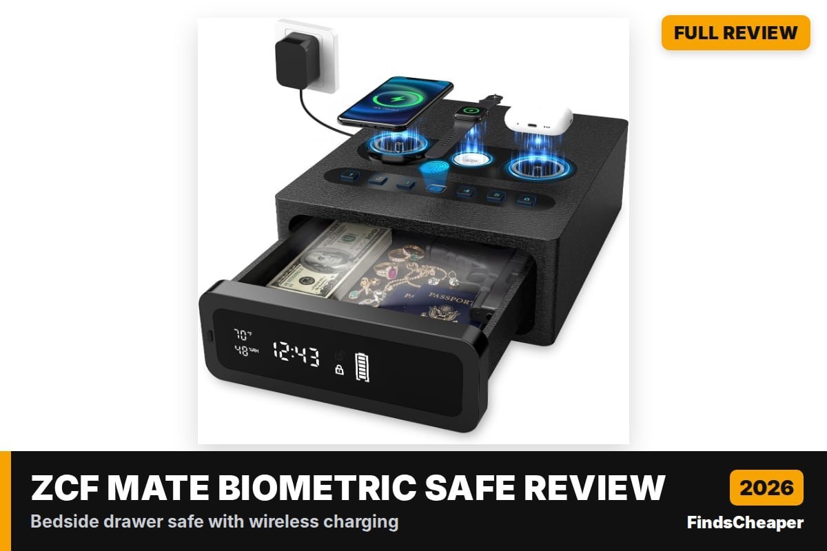 ZCF mate Biometric Safe Review – FindsCheaper